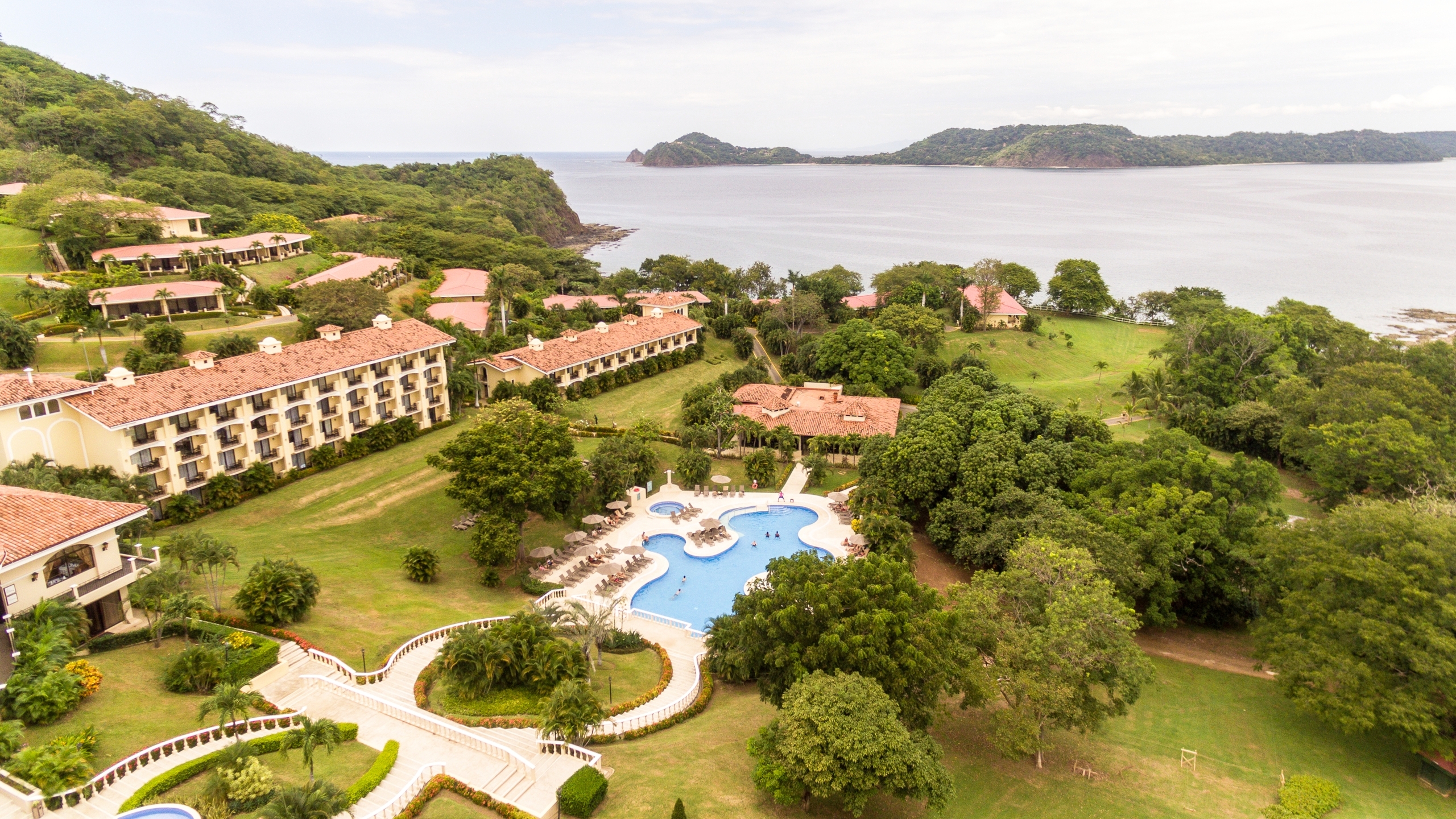 Occidental Papagayo adults-only all-inclusive resort surrounded by tropical forest on Costa Rica's Gulf of Papagayo.