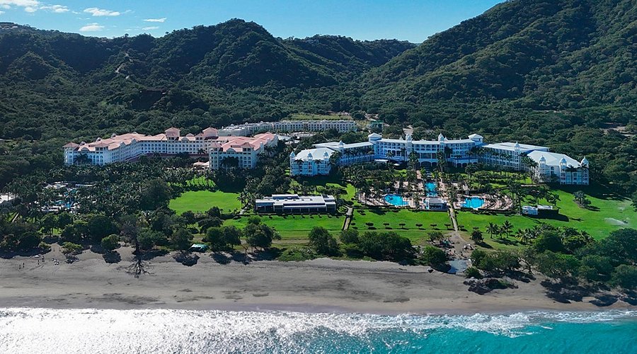 Riu Guanacaste family-friendly all-inclusive resort in Costa Rica with beachfront pools, entertainment, and tropical setting.